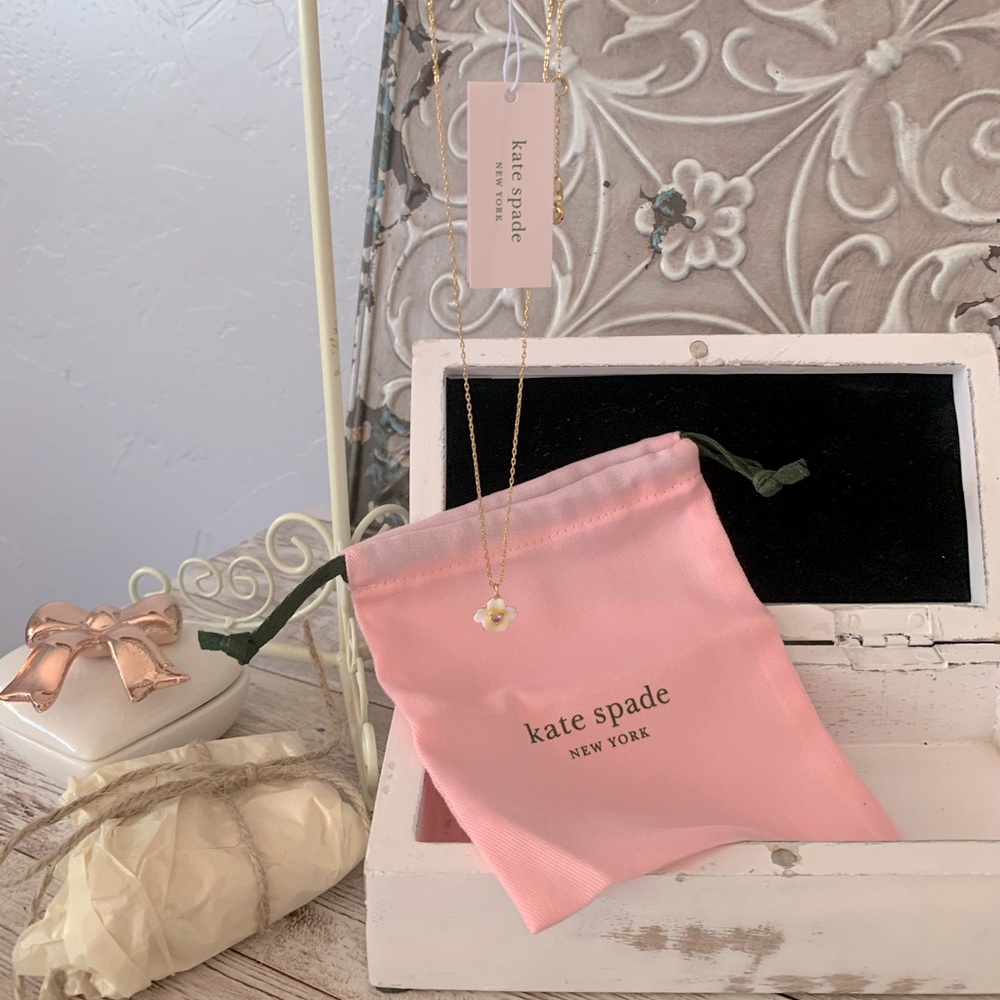 Kate Spade Precious Pansy Pendant: Yello